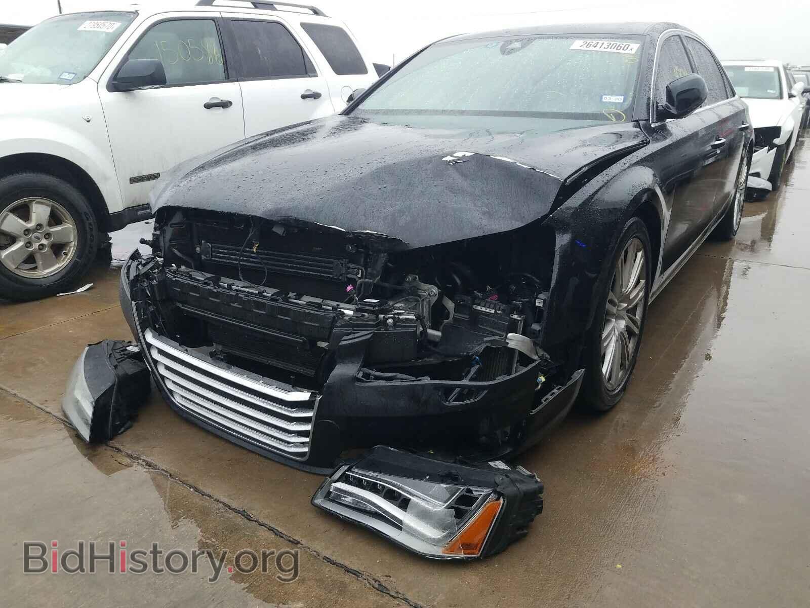 2013 AUDI A8 - VIN: WAUR2AFD7DN028174 - Фото 2