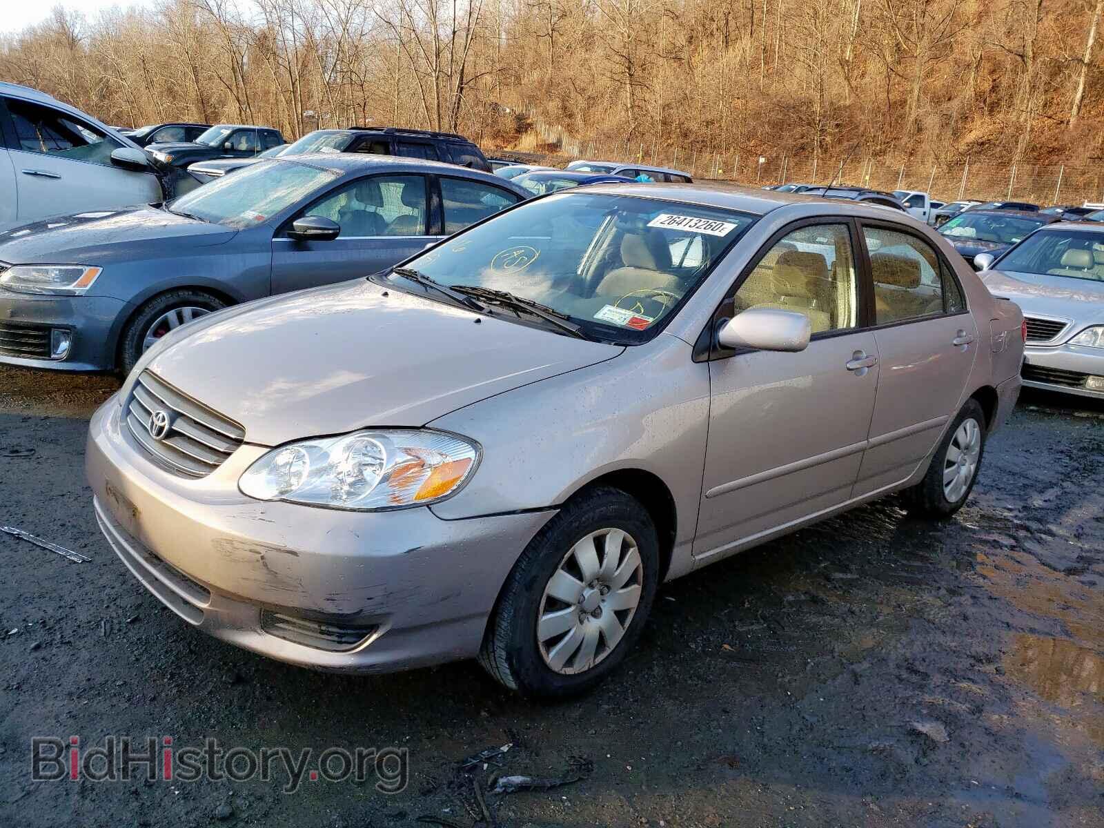 2003 TOYOTA COROLLA - VIN: 2T1BR32E93C153138 - Фото 2