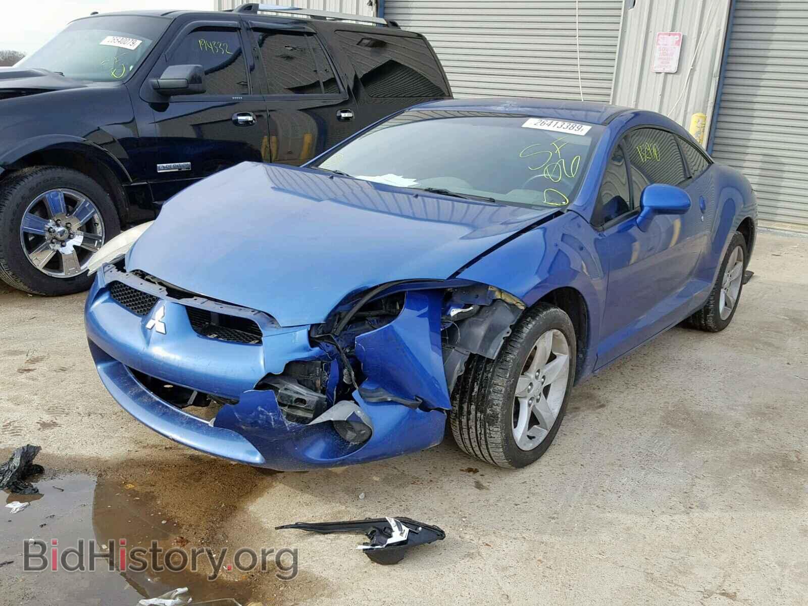 2006 MITSUBISHI ECLIPSE - VIN: 4A3AK24F86E011930 - Фото 2