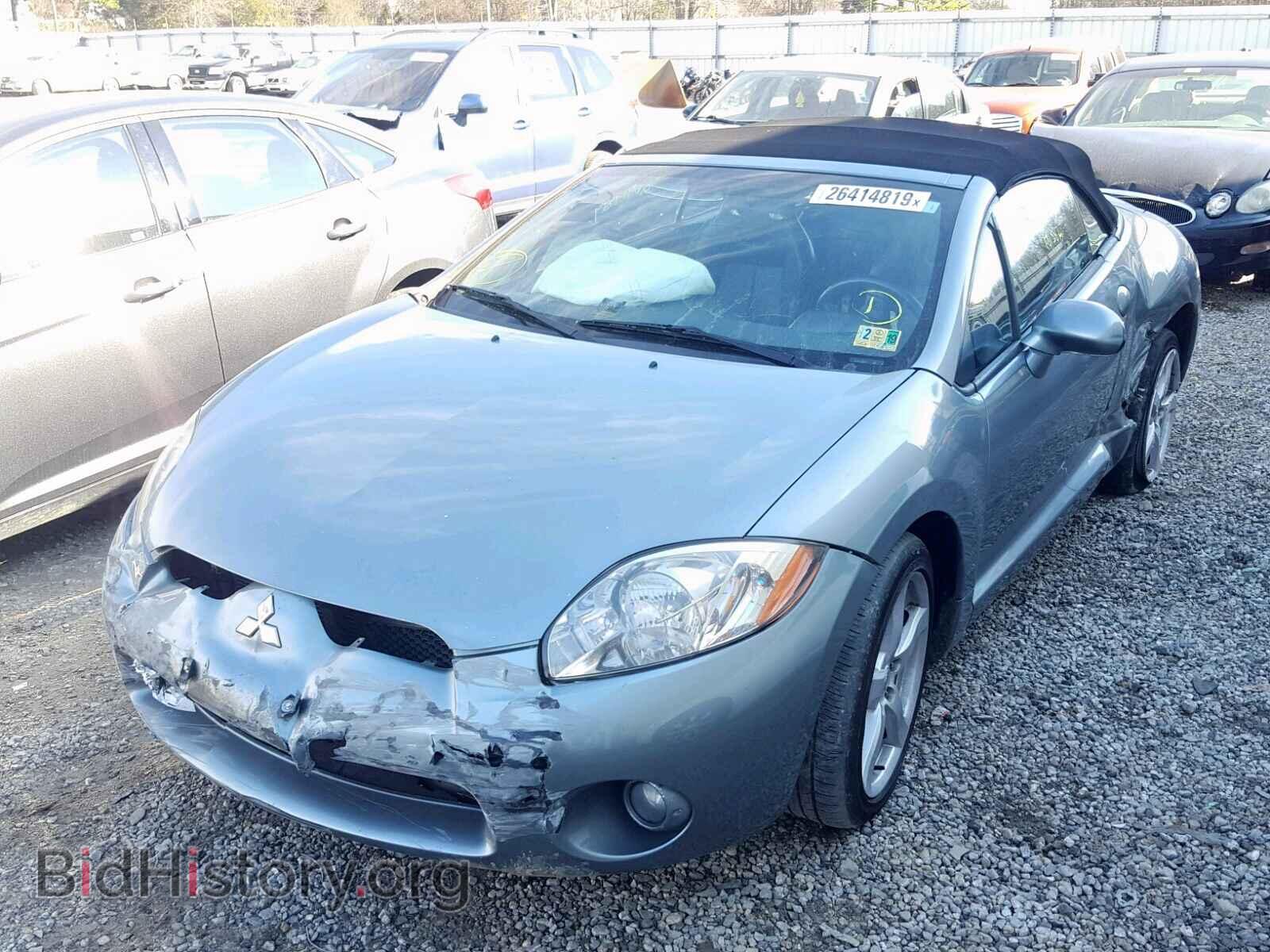 2007 MITSUBISHI ECLIPSE - VIN: 4A3AL25FX7E038446 - Фото 2