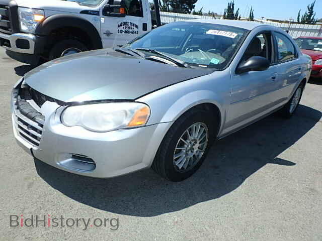 2004 CHRYSLER SEBRING - VIN: 1C3EL46R34N357437 - Фото 2