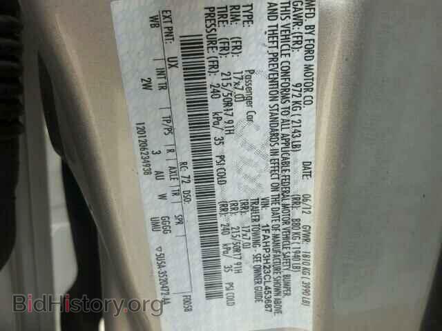 2012 FORD FOCUS - VIN: 1FAHP3H23CL453687 - Фото 10