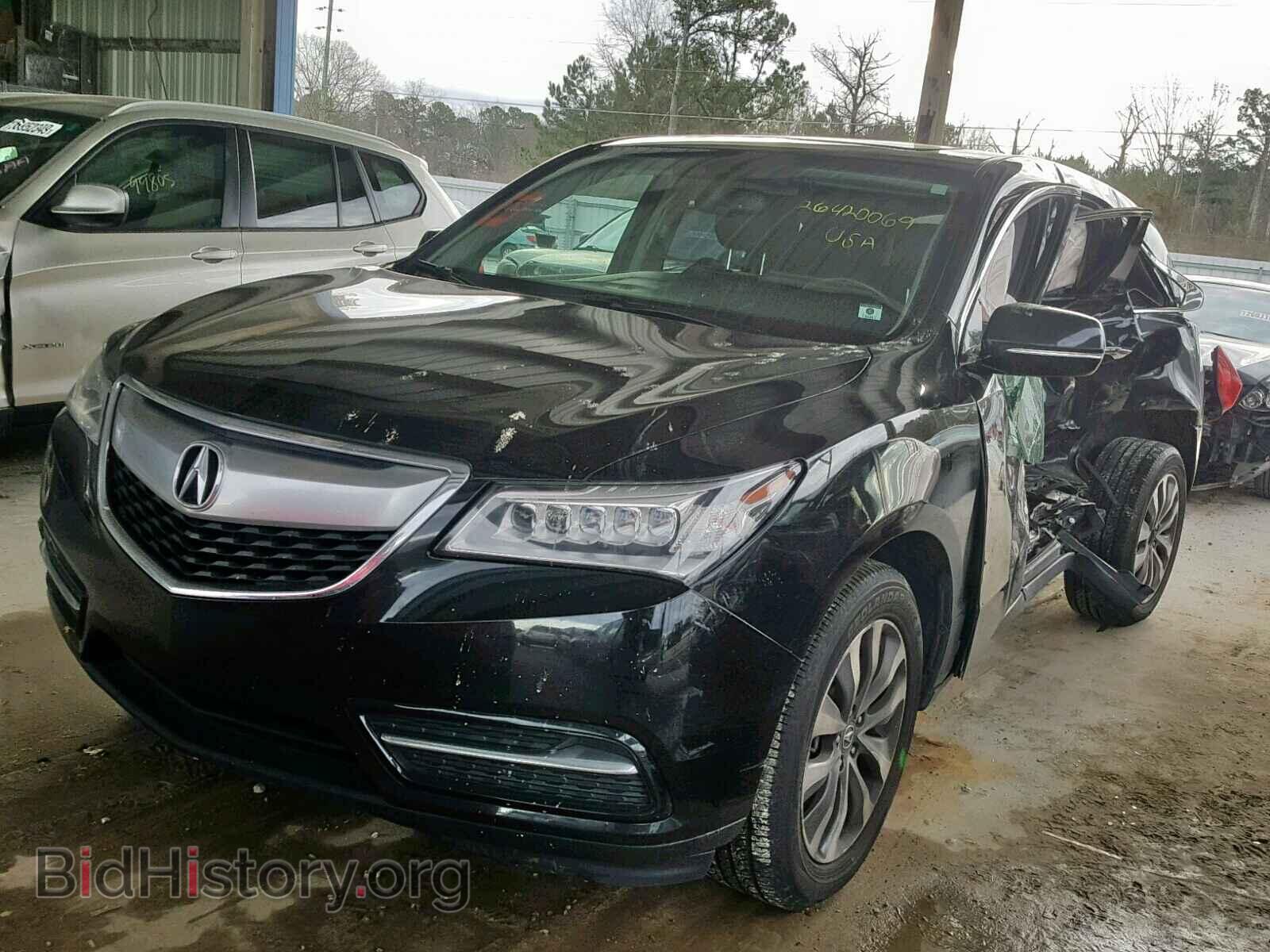2015 ACURA MDX - VIN: 5FRYD4H62FB009850 - Фото 2