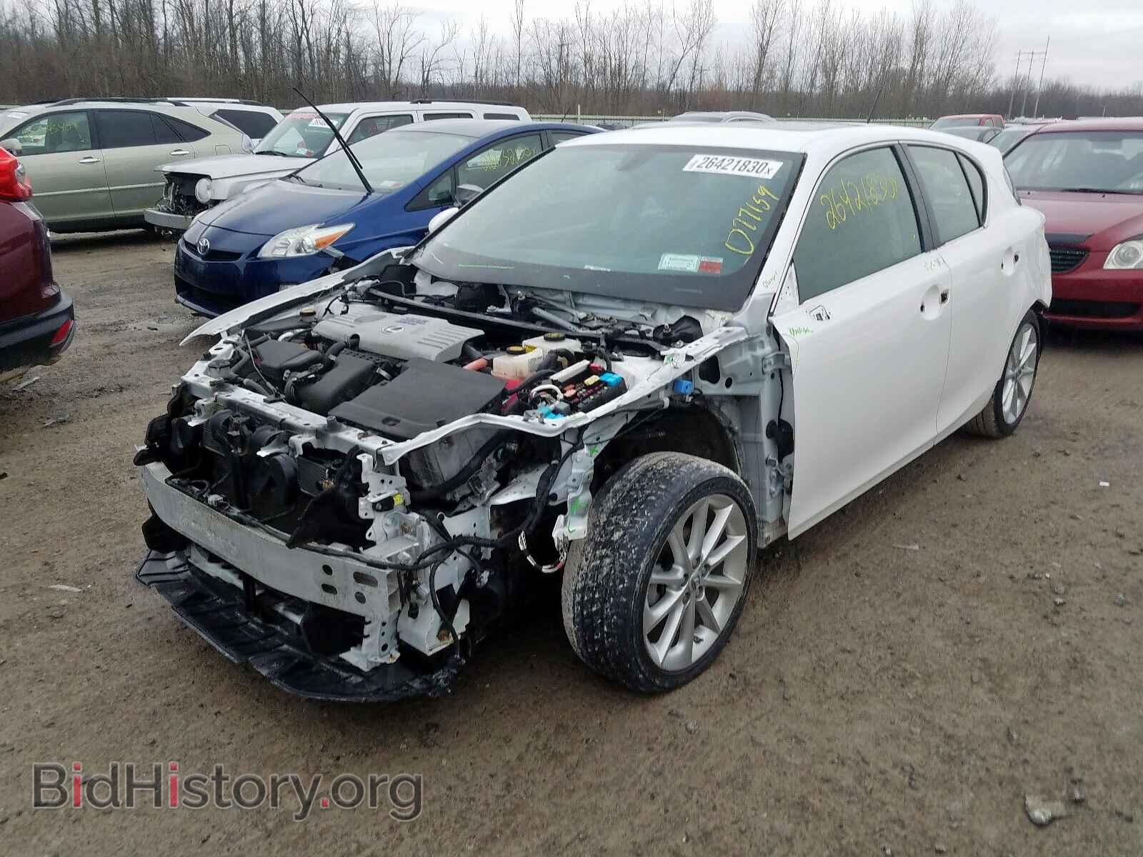 2012 LEXUS CT 200 - VIN: JTHKD5BH4C2102230 - Фото 2
