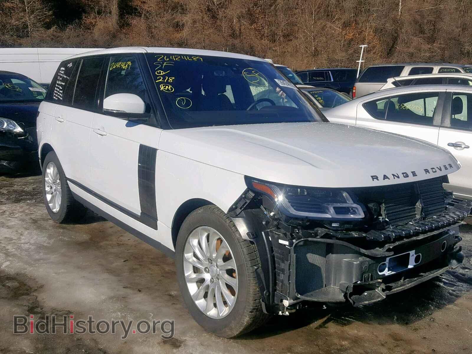 Фотография SALGS2RK7JA506759 - LAND ROVER RANGE ROVE 2018