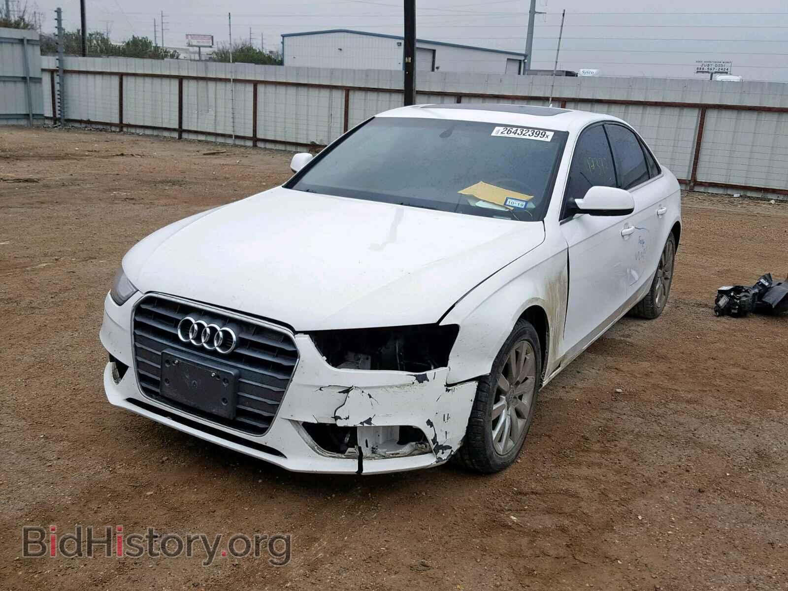 2013 AUDI A4 - VIN: WAUAFAFL8DN023090 - Фото 2
