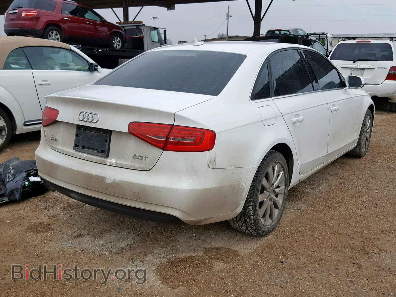 2013 AUDI A4 - VIN: WAUAFAFL8DN023090 - Фото 4