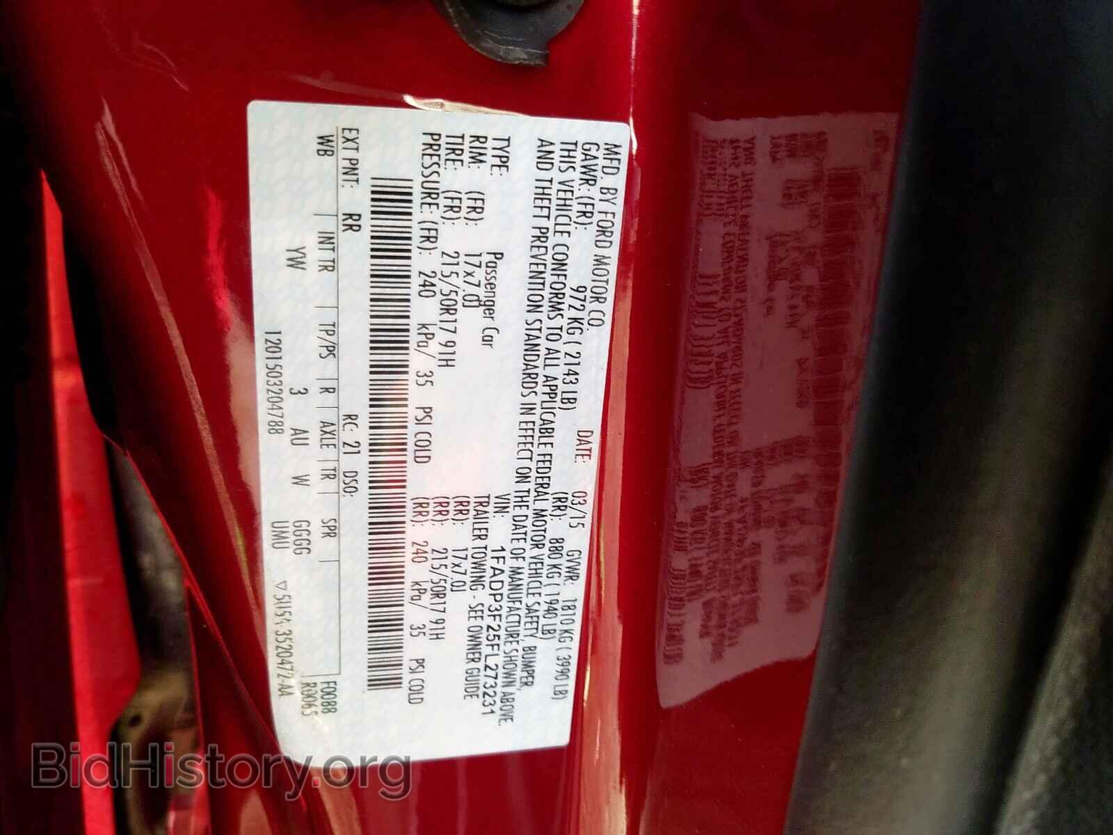 2015 FORD FOCUS - VIN: 1FADP3F25FL273231 - Photo 10