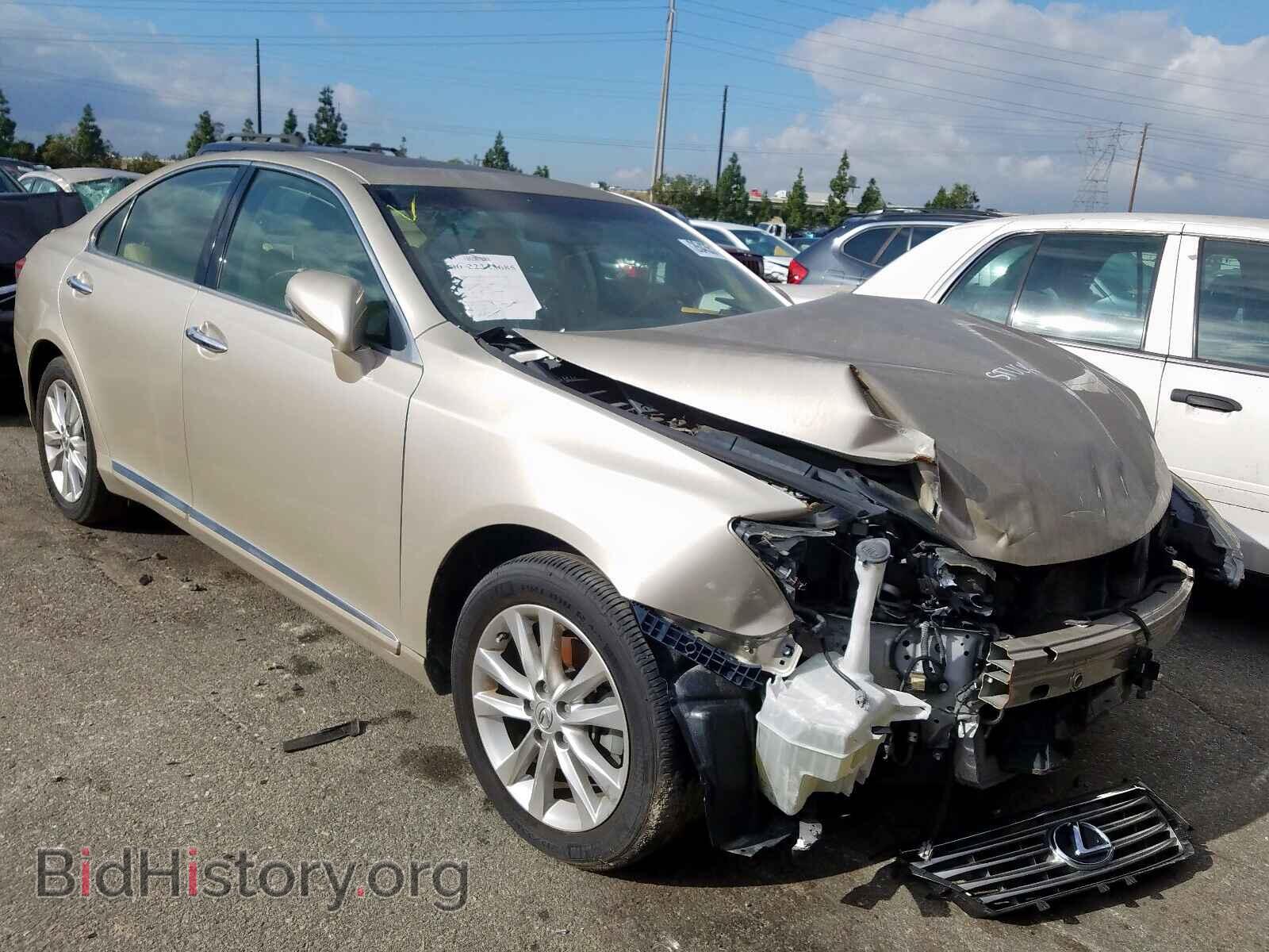 Photo JTHBK1EG9C2478262 - LEXUS ES350 2012