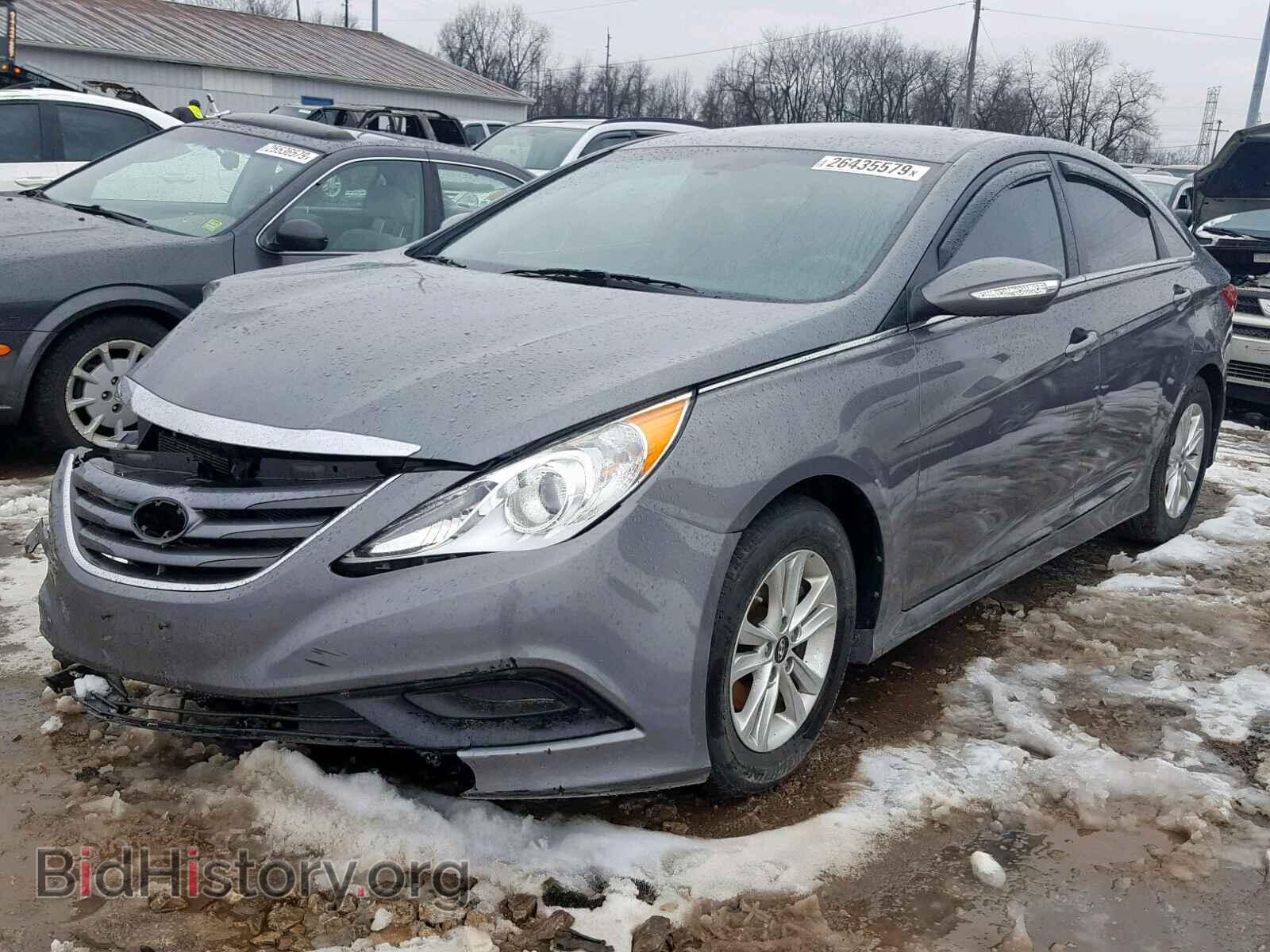 2014 HYUNDAI SONATA - VIN: 5NPEB4AC1EH902425 - Фото 2