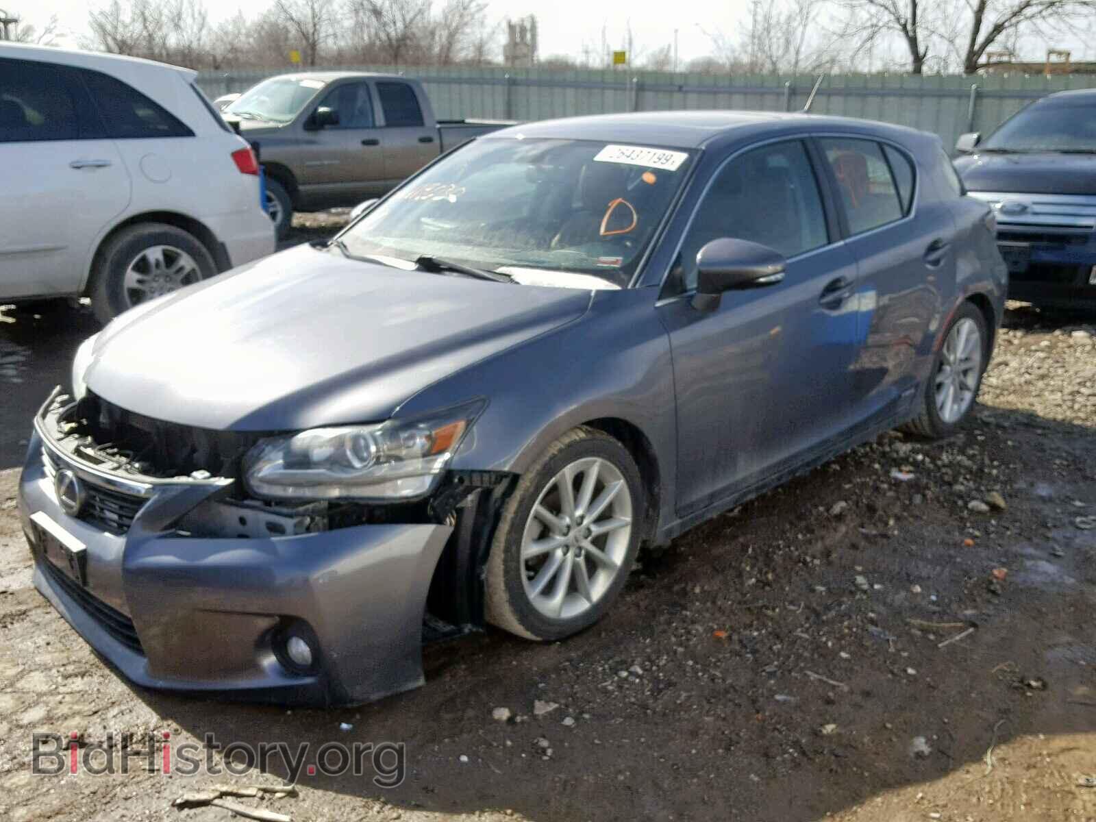 2012 LEXUS CT 200 - VIN: JTHKD5BH6C2119630 - Фото 2