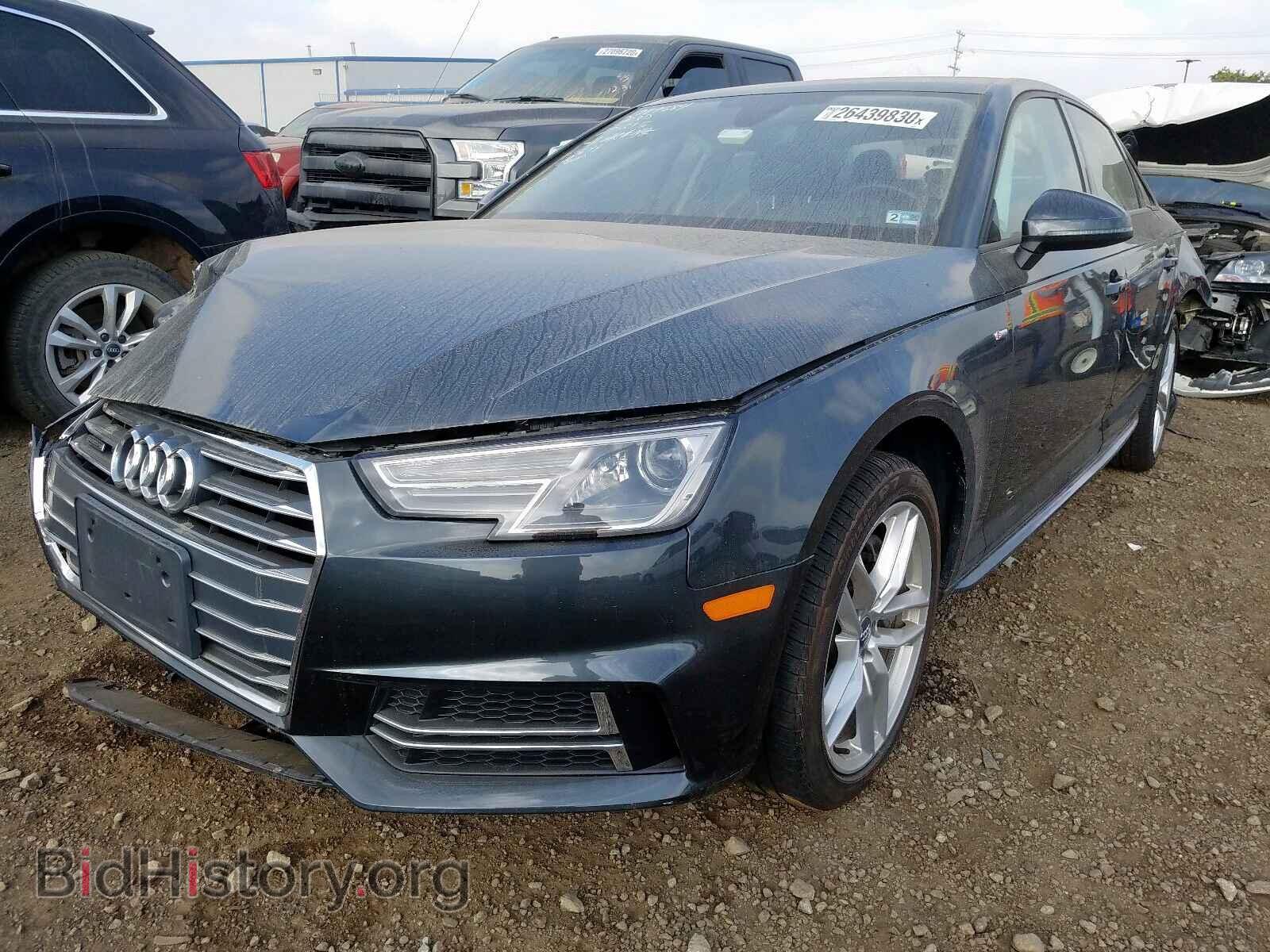 2017 AUDI A4 - VIN: WAUDNAF4XHN054663 - Фото 2