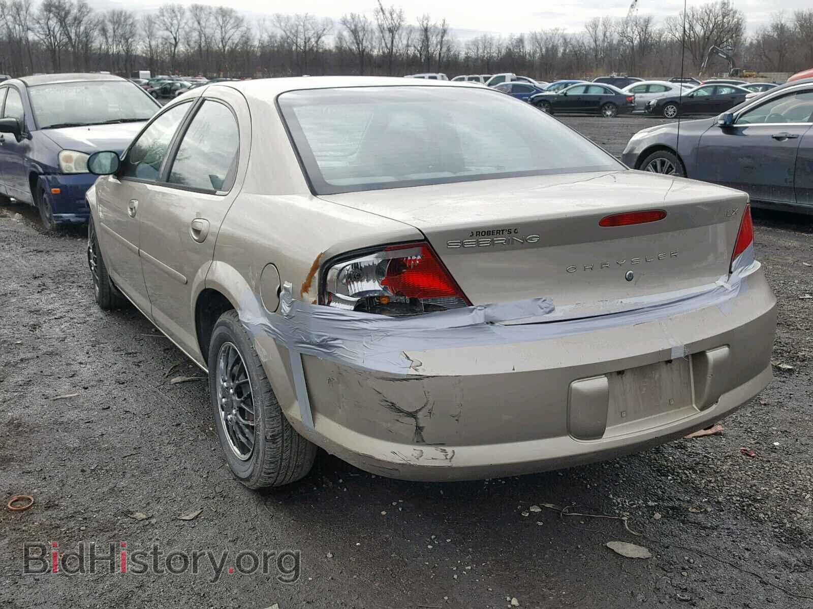 2002 CHRYSLER SEBRING - VIN: 1C3EL46X82N183148 - Фото 3