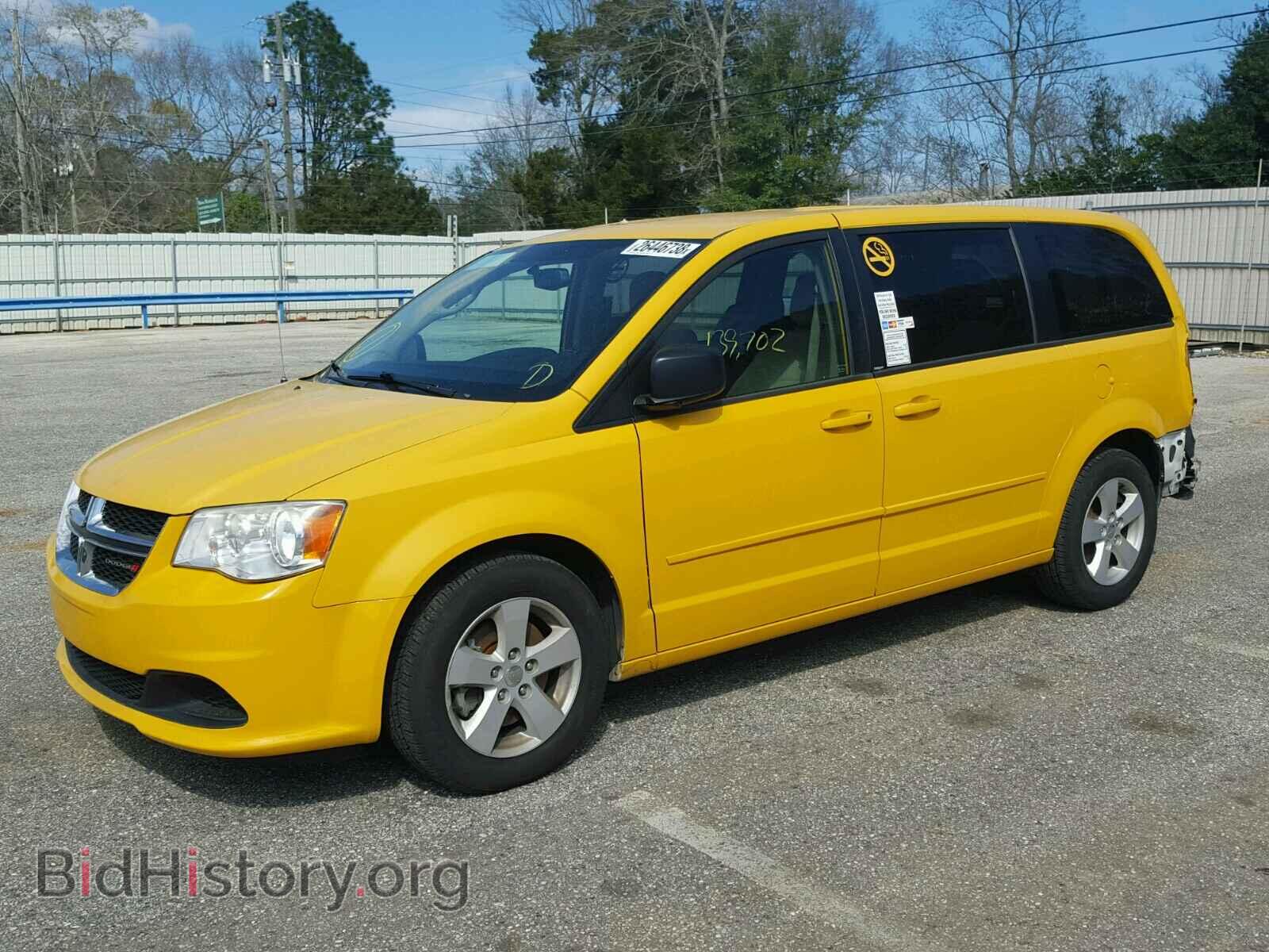 2013 DODGE CARAVAN - VIN: 2C4RDGBG1DR748461 - Фото 2