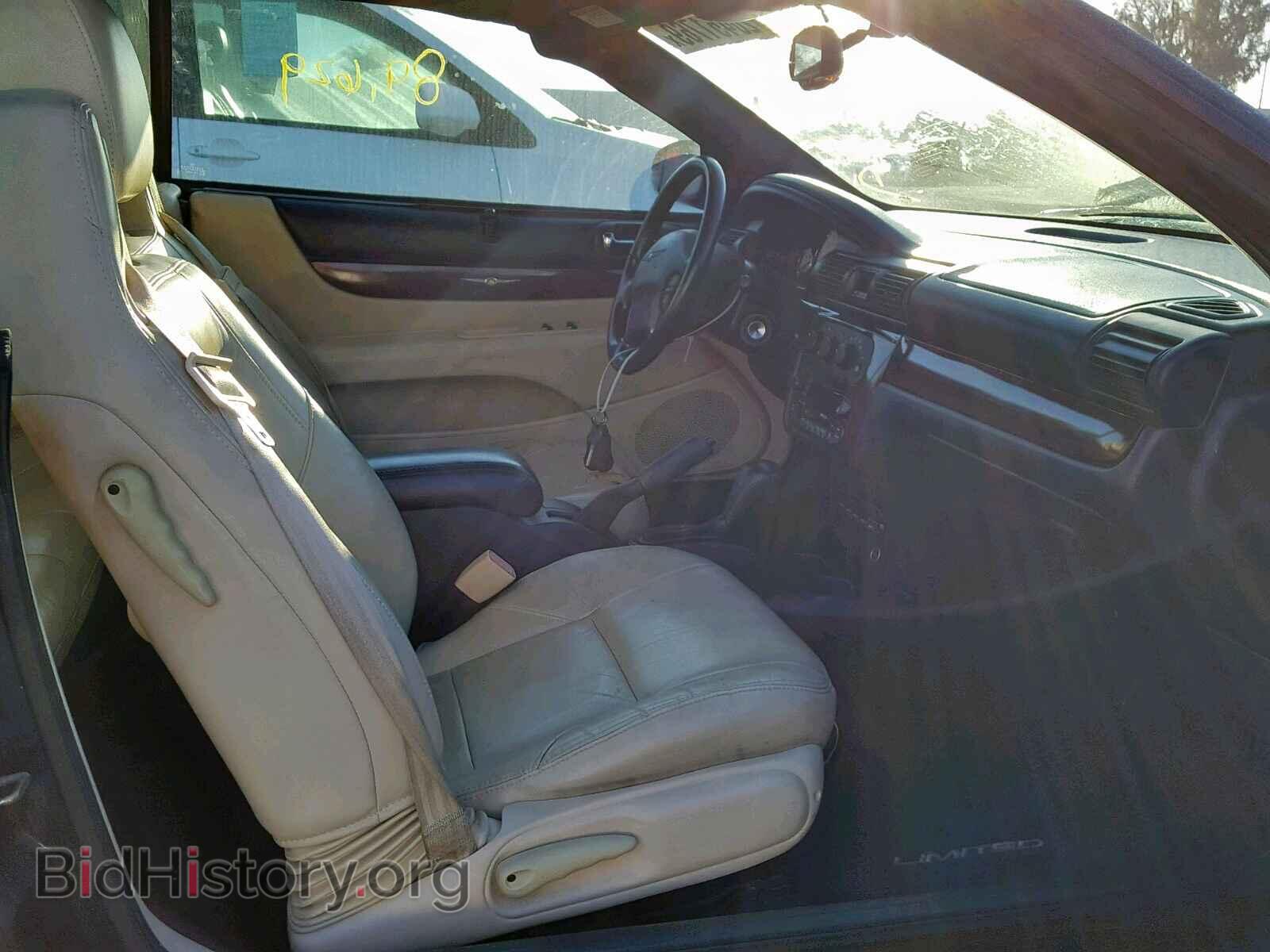 2002 CHRYSLER SEBRING - VIN: 1C3EL65R42N199930 - Фото 5