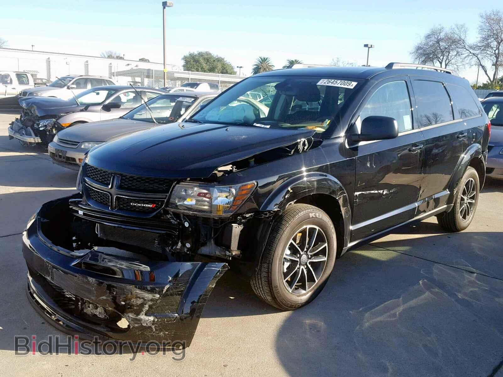 2018 DODGE JOURNEY SE - VIN: 3C4PDCAB7JT383959 - Фото 2