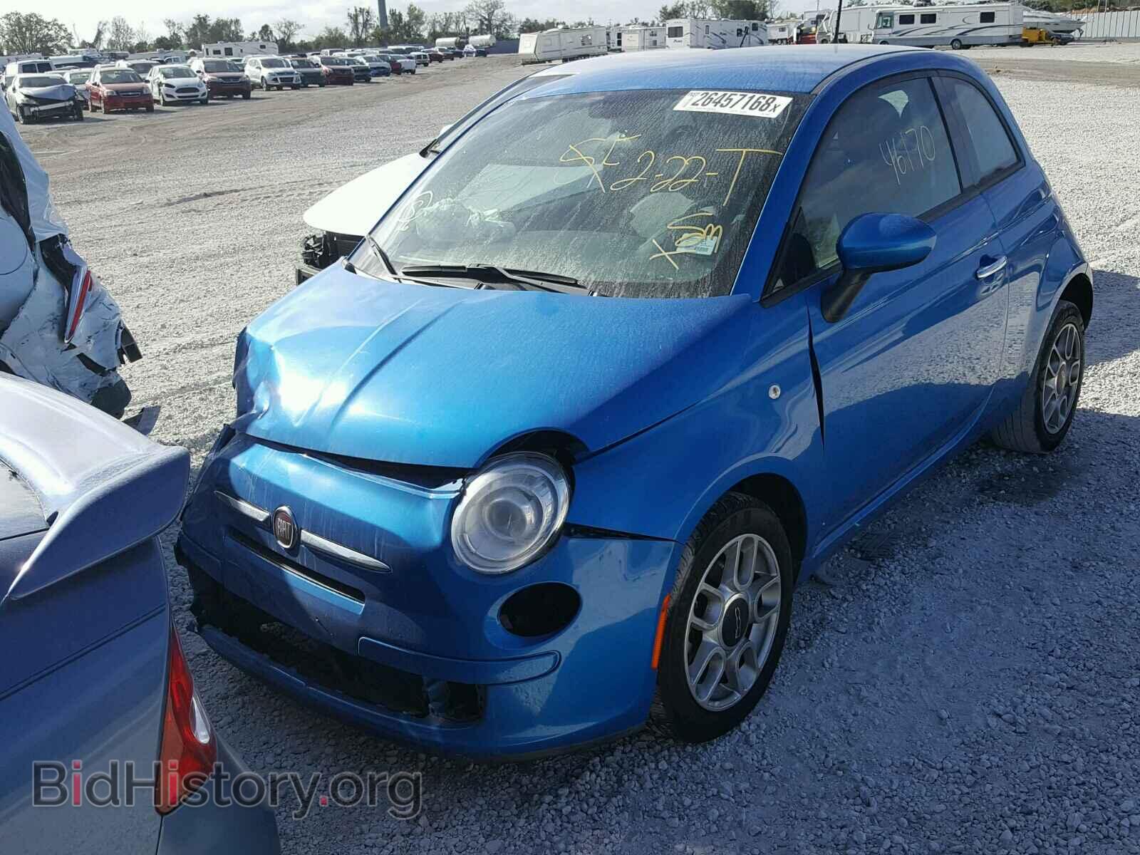 2015 FIAT 500 - VIN: 3C3CFFAR7FT549934 - Фото 2