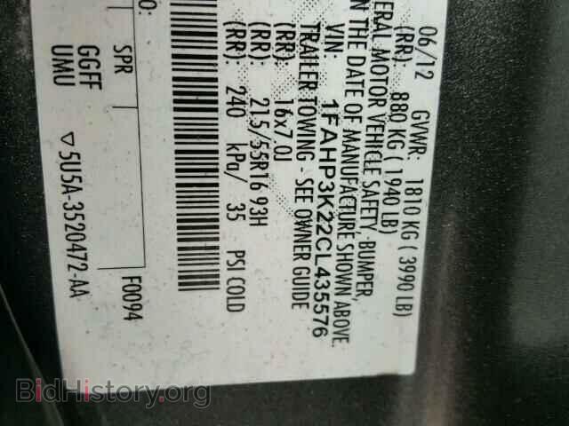 2012 FORD FOCUS - VIN: 1FAHP3K22CL435576 - Photo 10