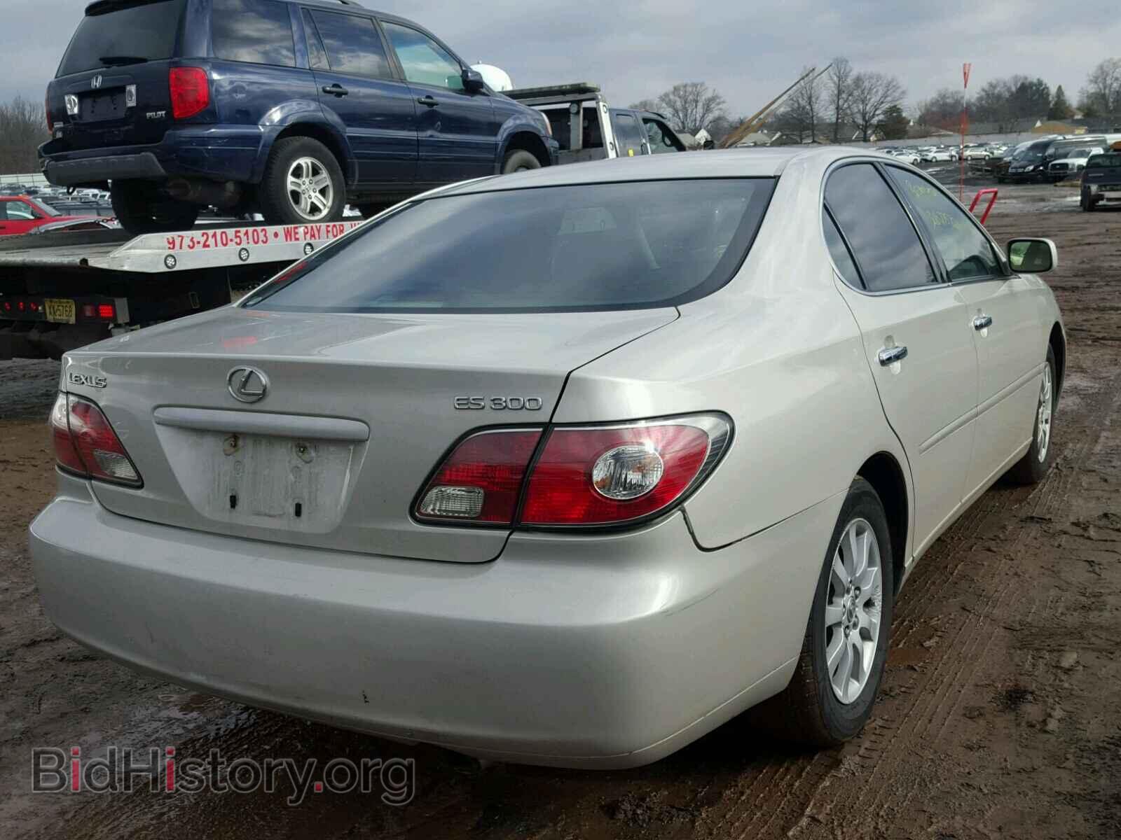 2003 LEXUS ES300 - VIN: JTHBF30G730094192 - Фото 4