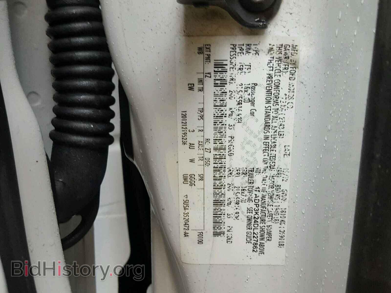 2013 FORD FOCUS - VIN: 1FADP3K24DL227862 - Фото 10