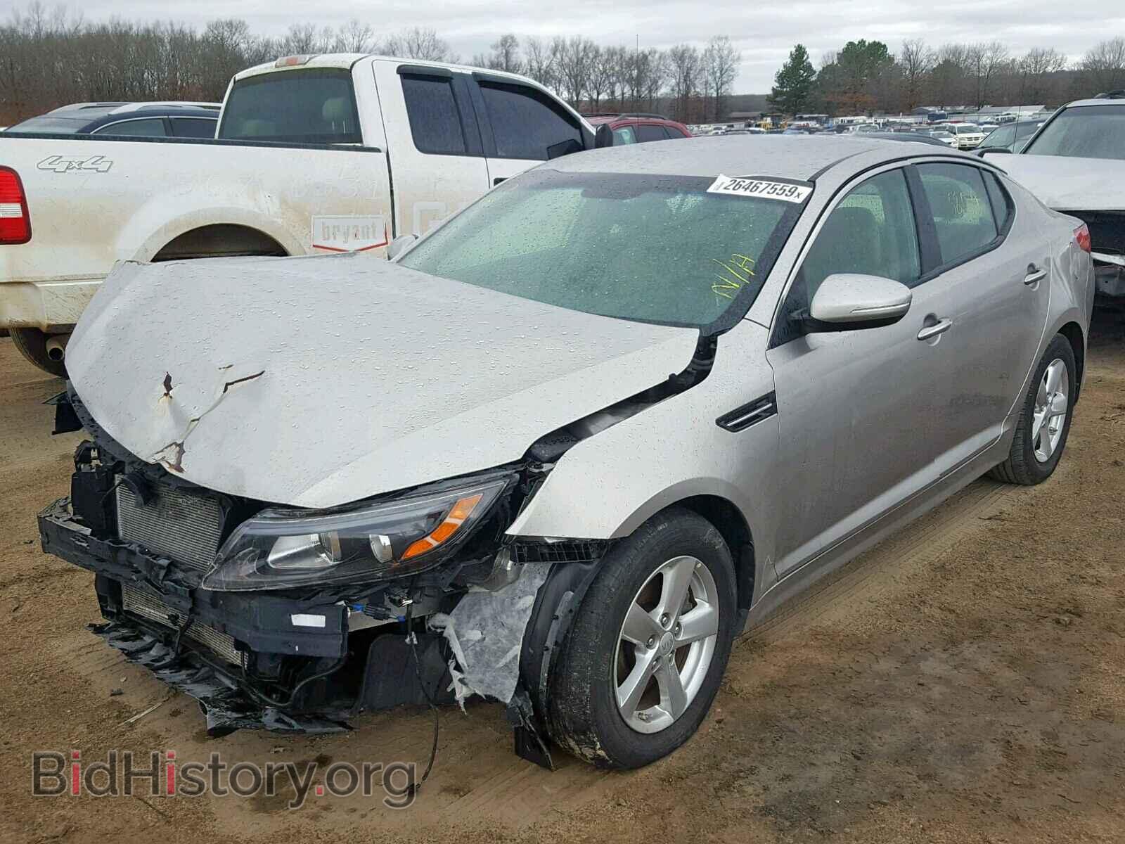 2015 KIA OPTIMA - VIN: 5XXGM4A71FG481955 - Фото 2