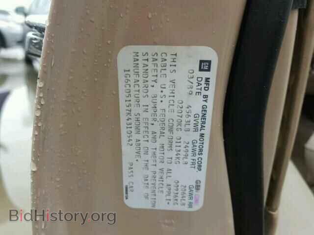 1989 CADILLAC DEVILLE - VIN: 1G6CD5157K4310542 - Photo 10