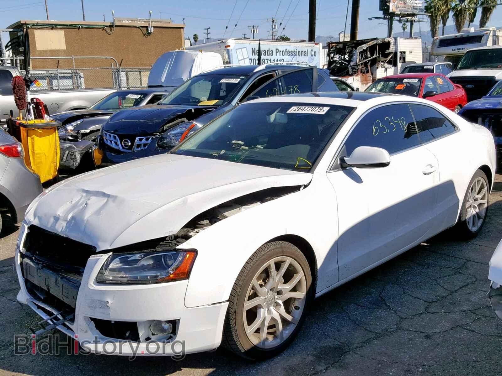 2012 AUDI A5 PREMIUM - VIN: WAULFAFRXCA000574 - Photo 2
