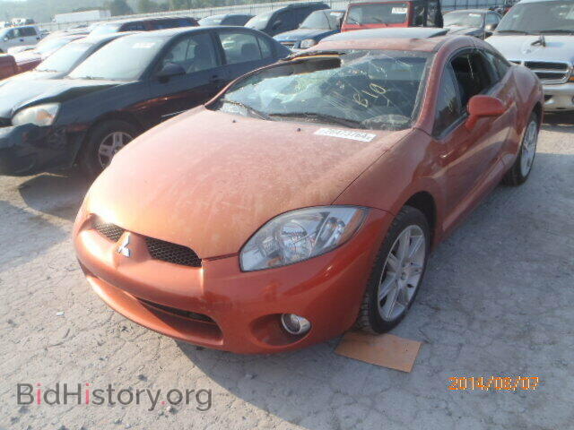2006 MITSUBISHI ECLIPSE - VIN: 4A3AK34T96E014511 - Фото 2
