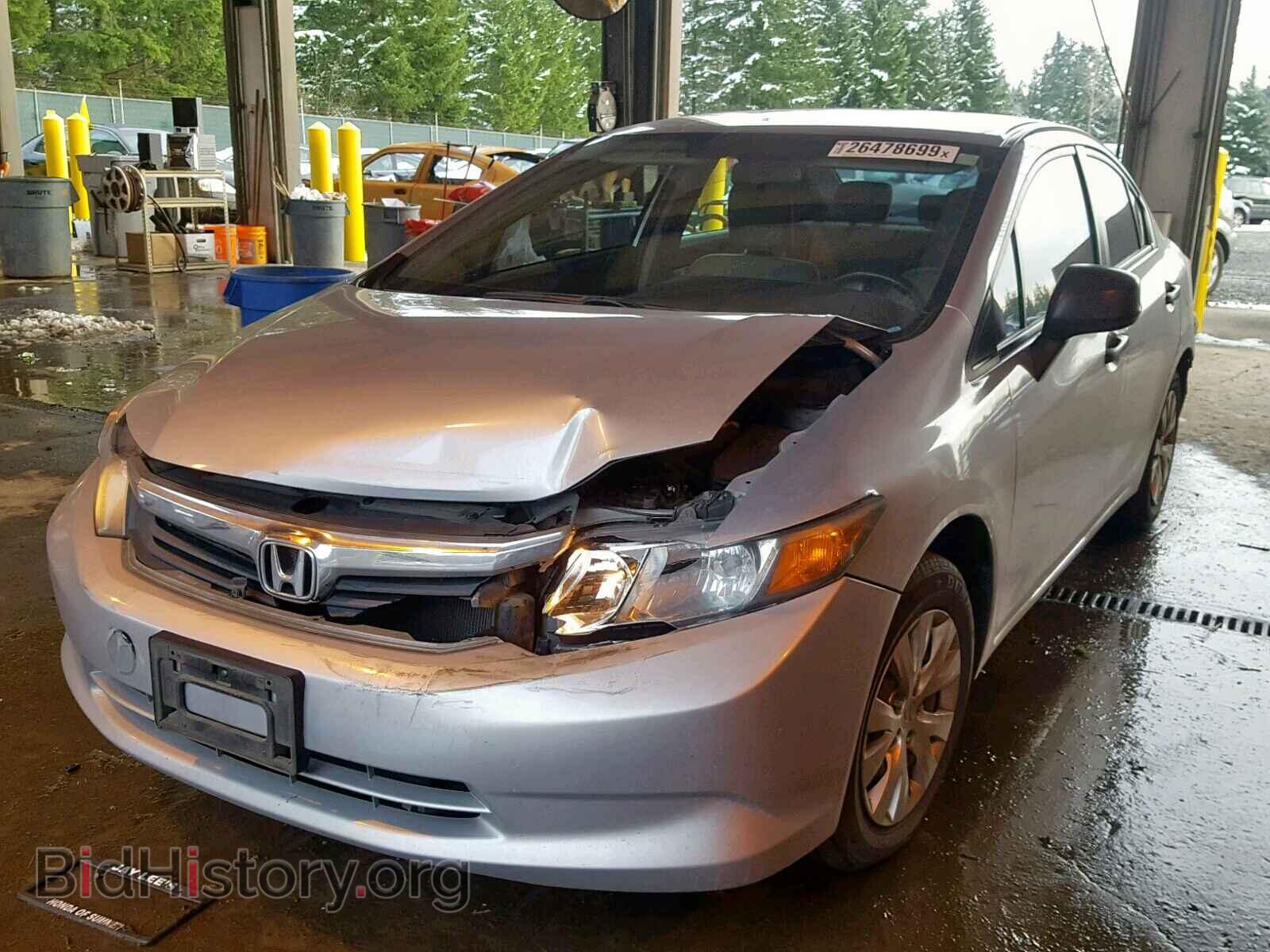 2012 HONDA CIVIC - VIN: 2HGFB2F22CH515706 - Фото 2