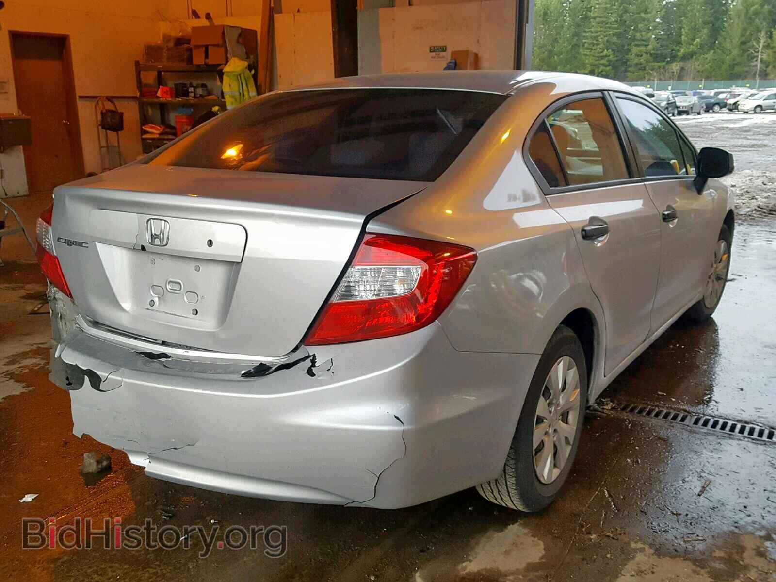 2012 HONDA CIVIC - VIN: 2HGFB2F22CH515706 - Фото 4