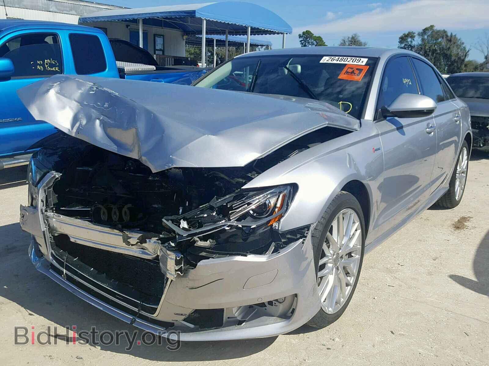 2016 AUDI A6 - VIN: WAUFGAFC7GN031088 - Фото 2