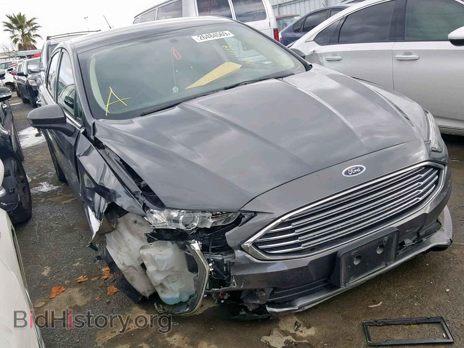 Photo 3FA6P0LU7HR222475 - FORD FUSION SE 2017