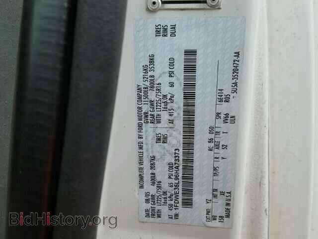 2006 FORD ECONOLINE - VIN: 1FDWE35L96HA73373 - Photo 10