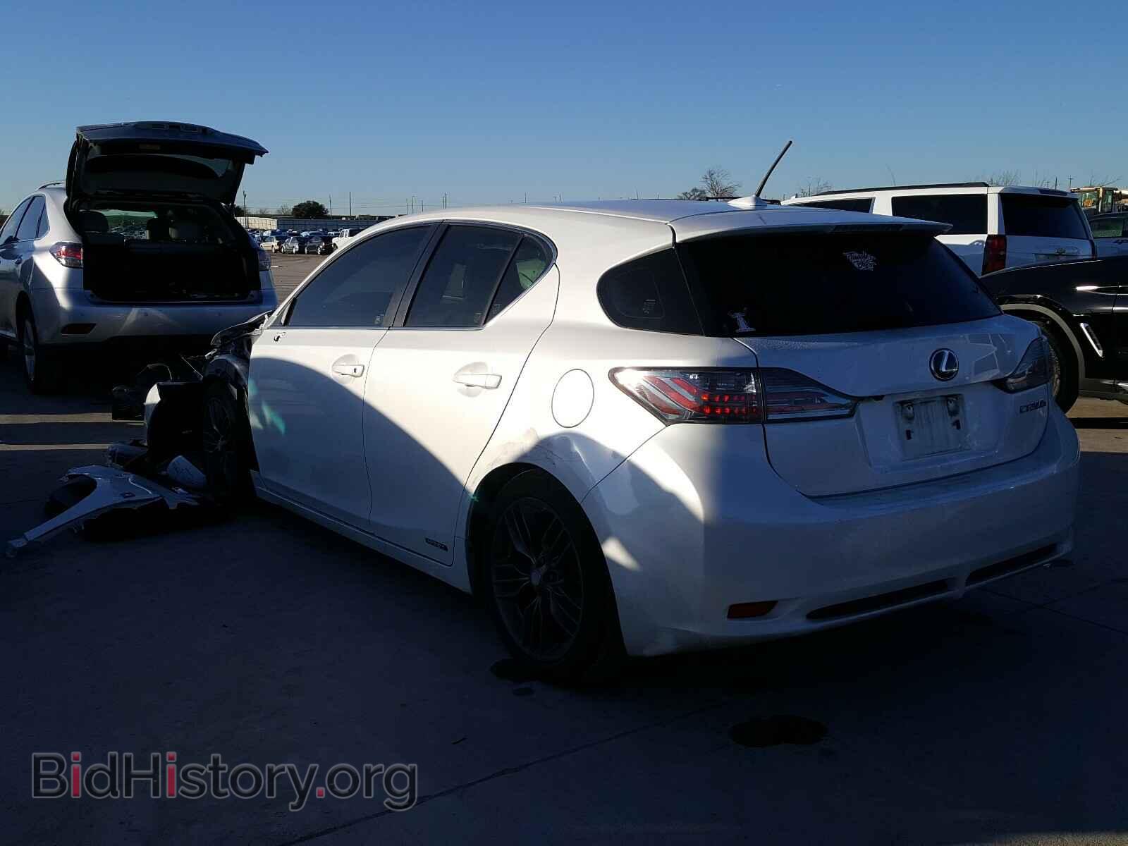 2012 LEXUS CT 200 - VIN: JTHKD5BHXC2060405 - Фото 3