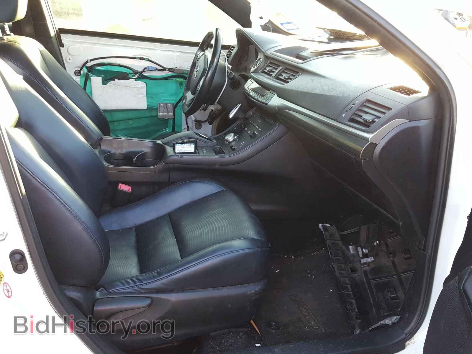 2012 LEXUS CT 200 - VIN: JTHKD5BHXC2060405 - Фото 5