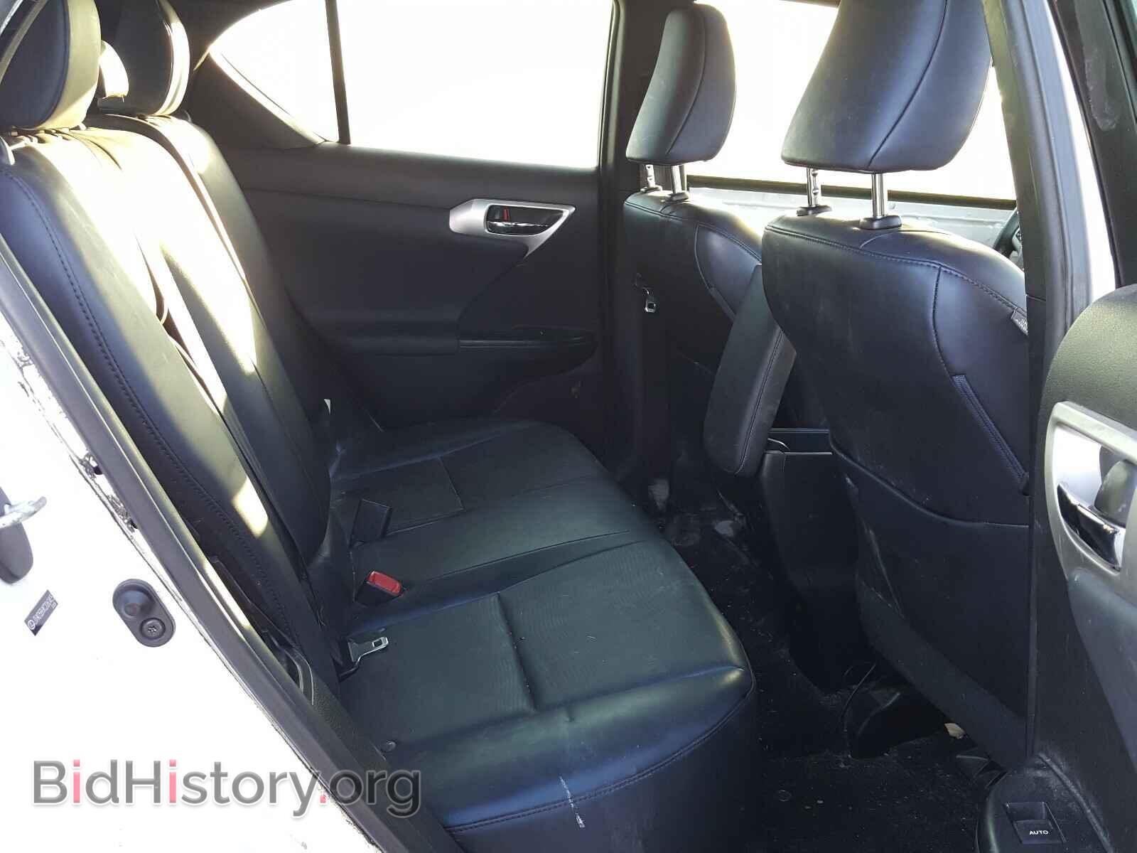 2012 LEXUS CT 200 - VIN: JTHKD5BHXC2060405 - Фото 6