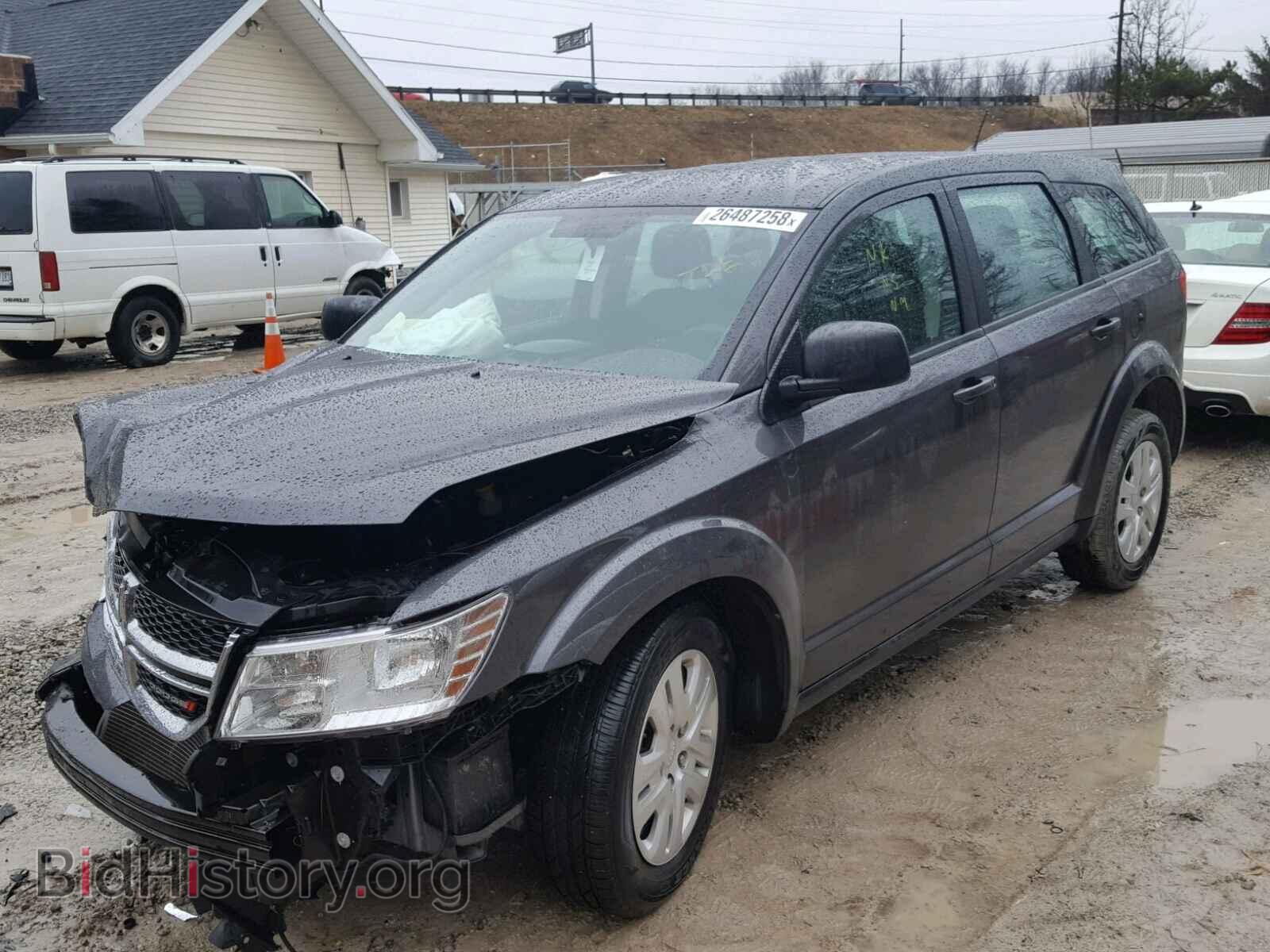 2014 DODGE JOURNEY - VIN: 3C4PDCAB0ET218003 - Фото 2