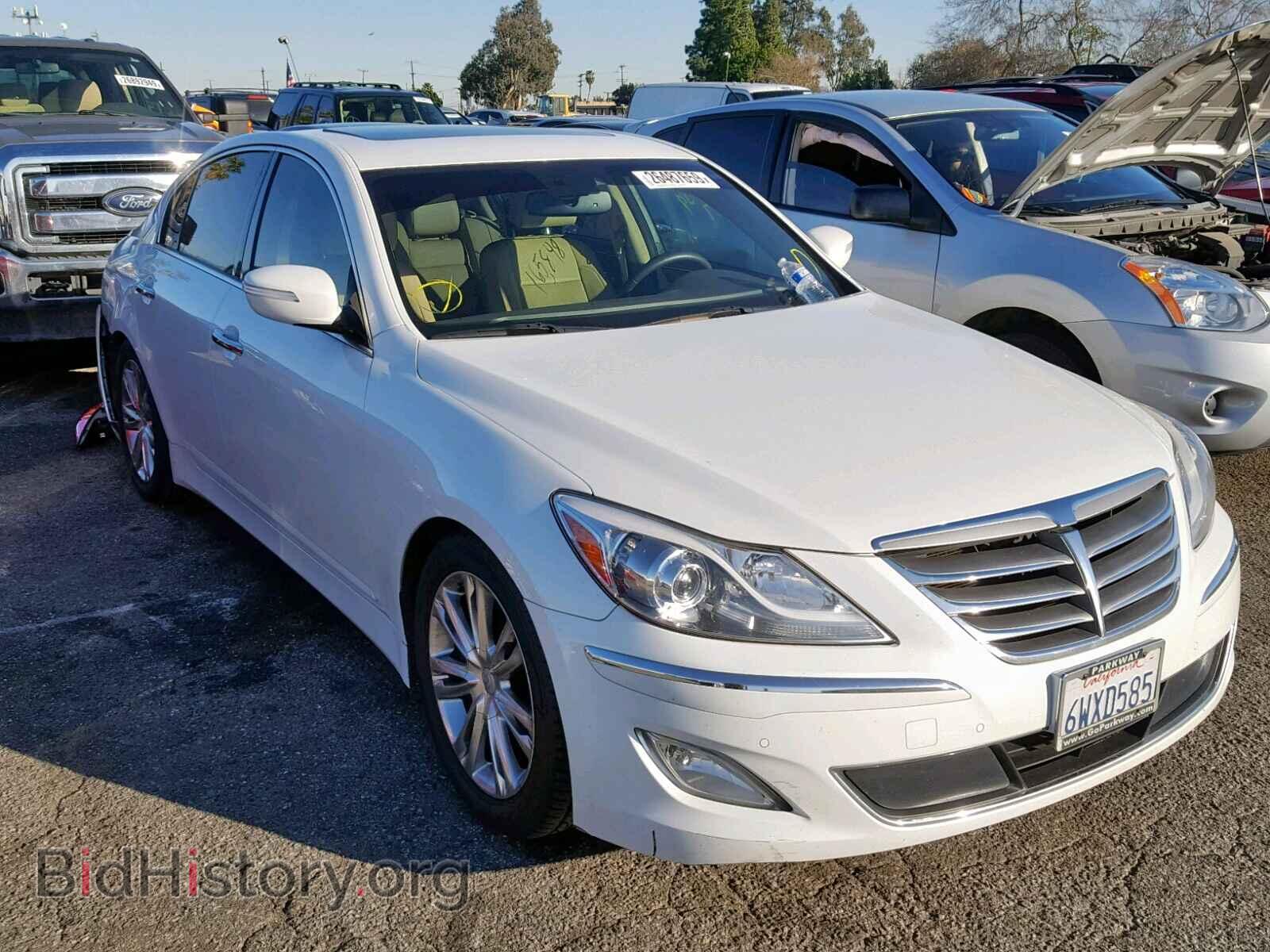 Photo KMHGC4DD2CU194582 - HYUNDAI GENESIS 2012
