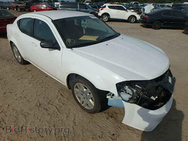 Фотография 1C3CDZAB7DN752443 - DODGE AVENGER 2013