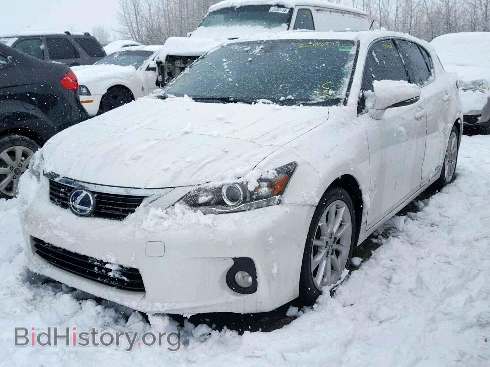 2012 LEXUS CT 200 - VIN: JTHKD5BH3C2059578 - Фото 2