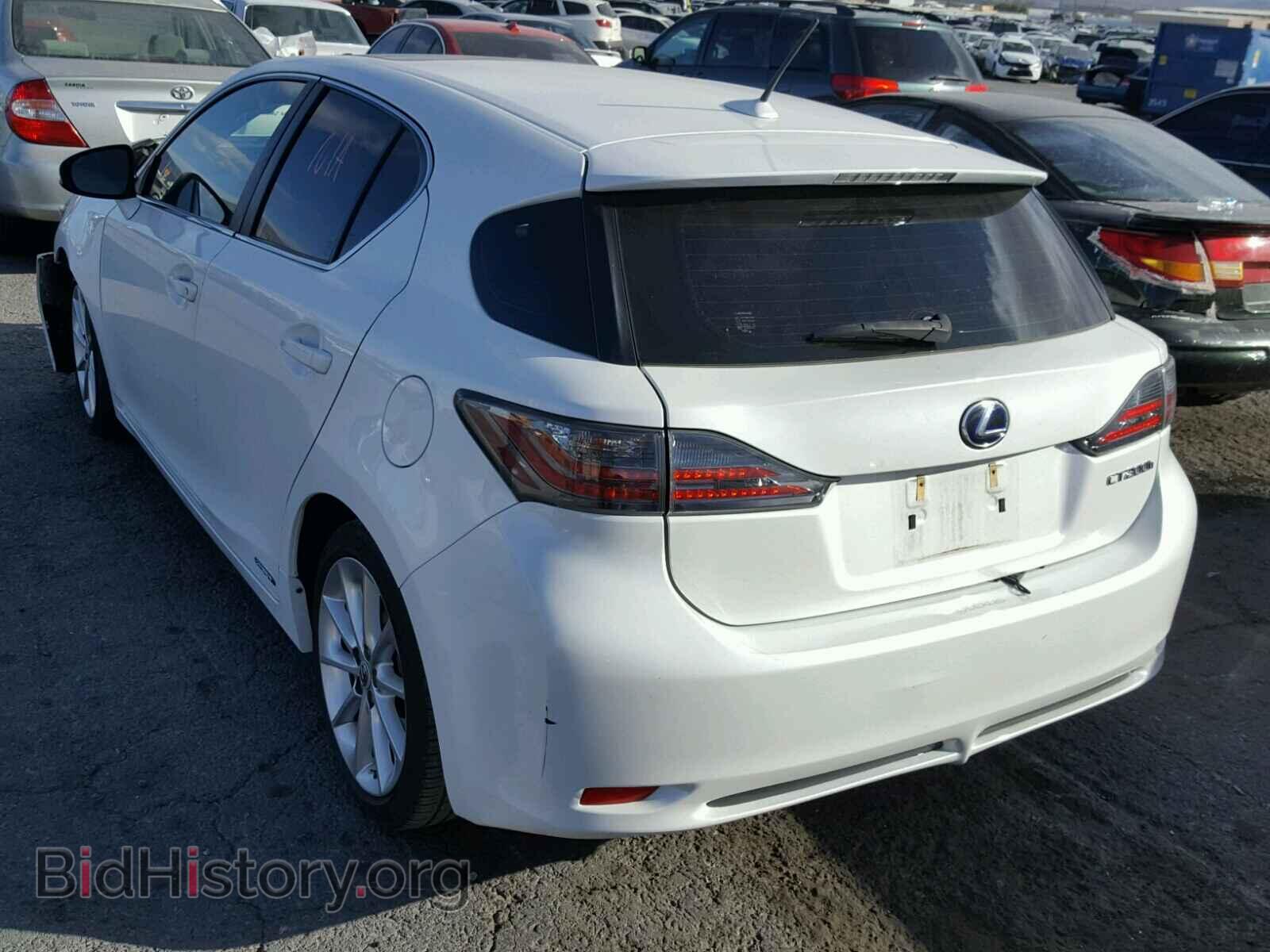 2012 LEXUS CT 200 - VIN: JTHKD5BH6C2052088 - Фото 3
