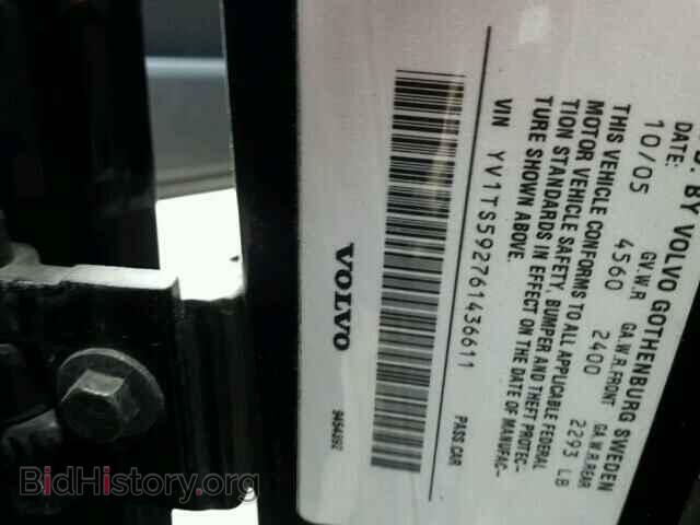 2006 VOLVO S80 - VIN: YV1TS592761436611 - Фото 10