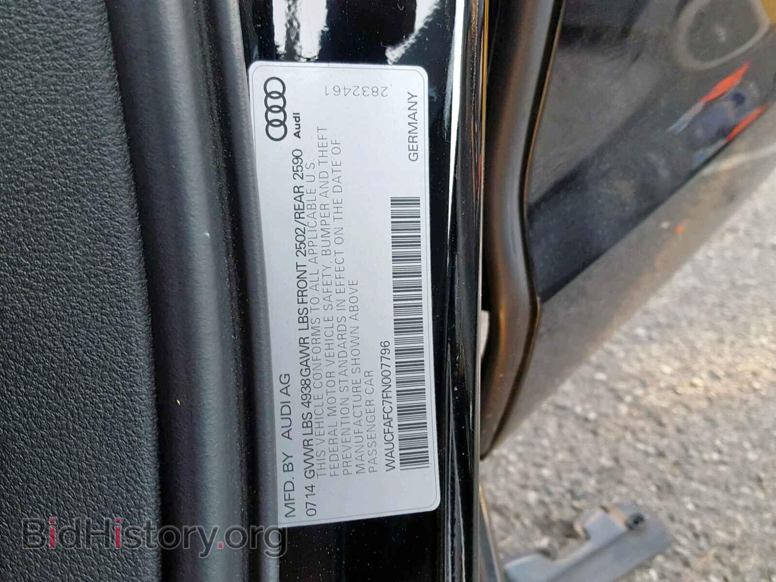 2015 AUDI A6 - VIN: WAUCFAFC7FN007796 - Photo 10