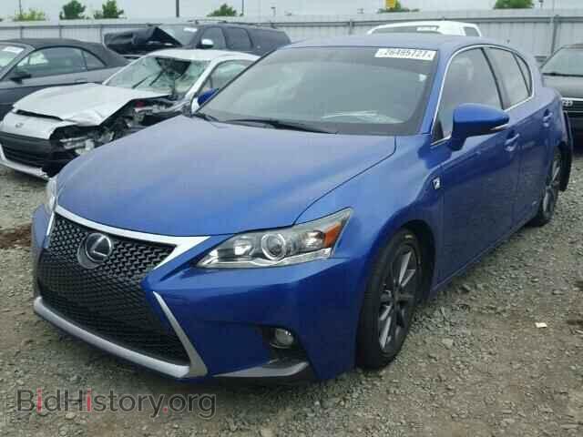 2013 LEXUS CT 200 - VIN: JTHKD5BH2D2128326 - Фото 2