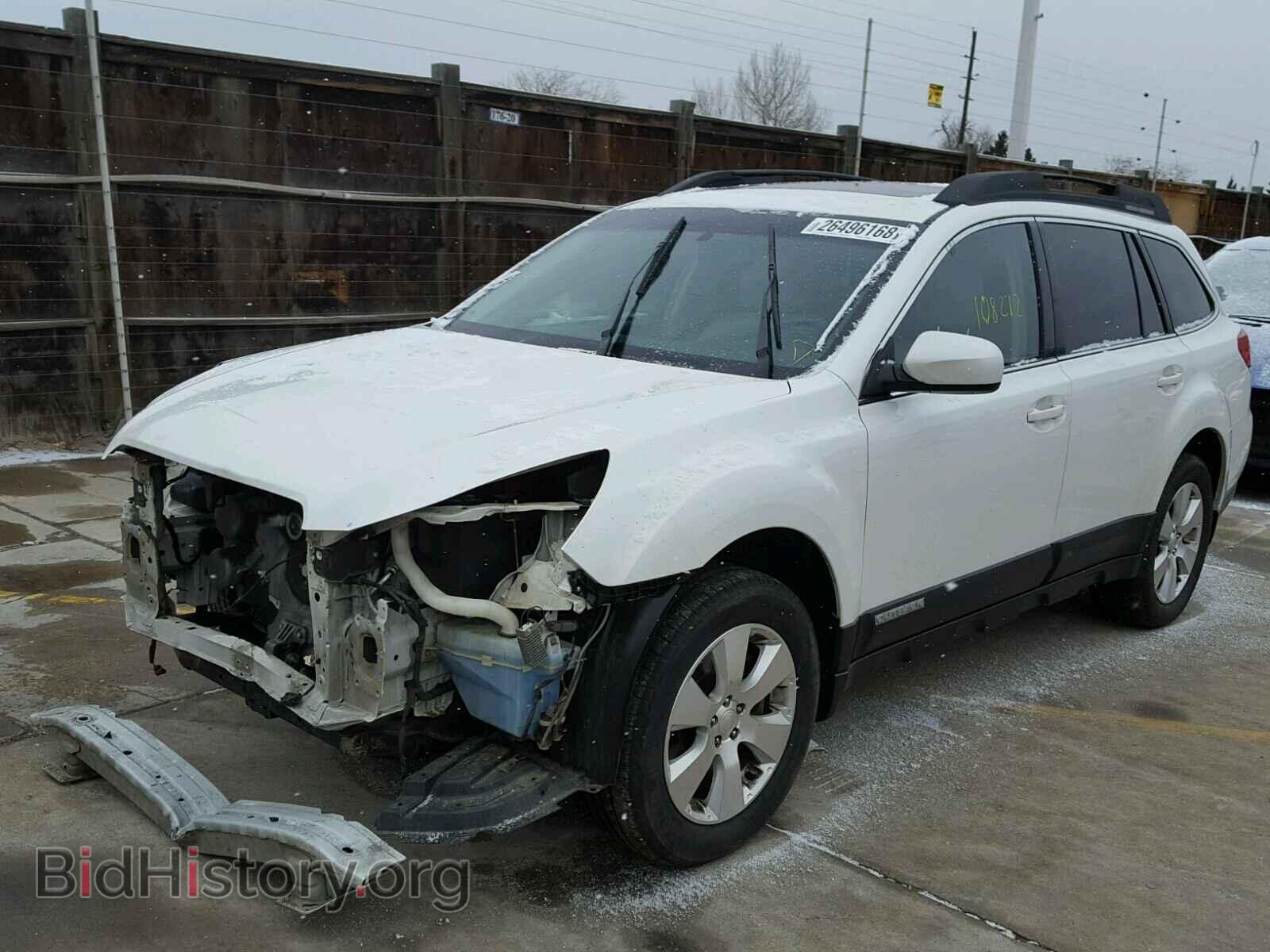 2011 SUBARU OUTBACK - VIN: 4S4BRDKC6B2380719 - Фото 2