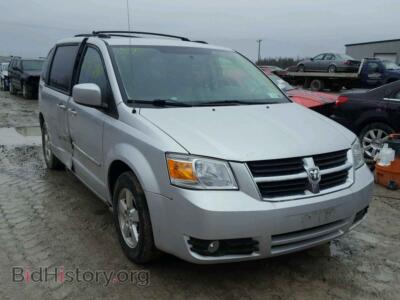 2010 Dodge CARAVAN Grand Cara, серебристый — VIN 2D4RN5D18AR433715, Copart