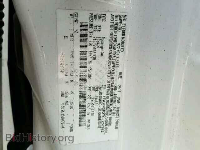 2012 FORD FOCUS - VIN: 1FAHP3F27CL257982 - Photo 10