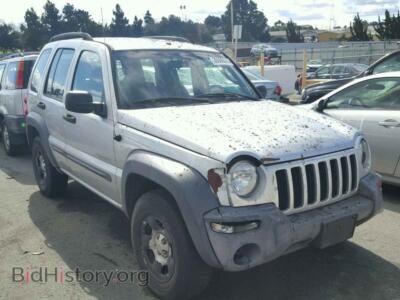 2004 Jeep LIBERTY SP, серый — VIN 1J4GL48K04W293091, Copart