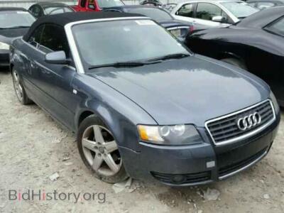 2005 Audi A4 A4 1.8 Cab, серый — VIN WAUAC48H85K008644, Copart