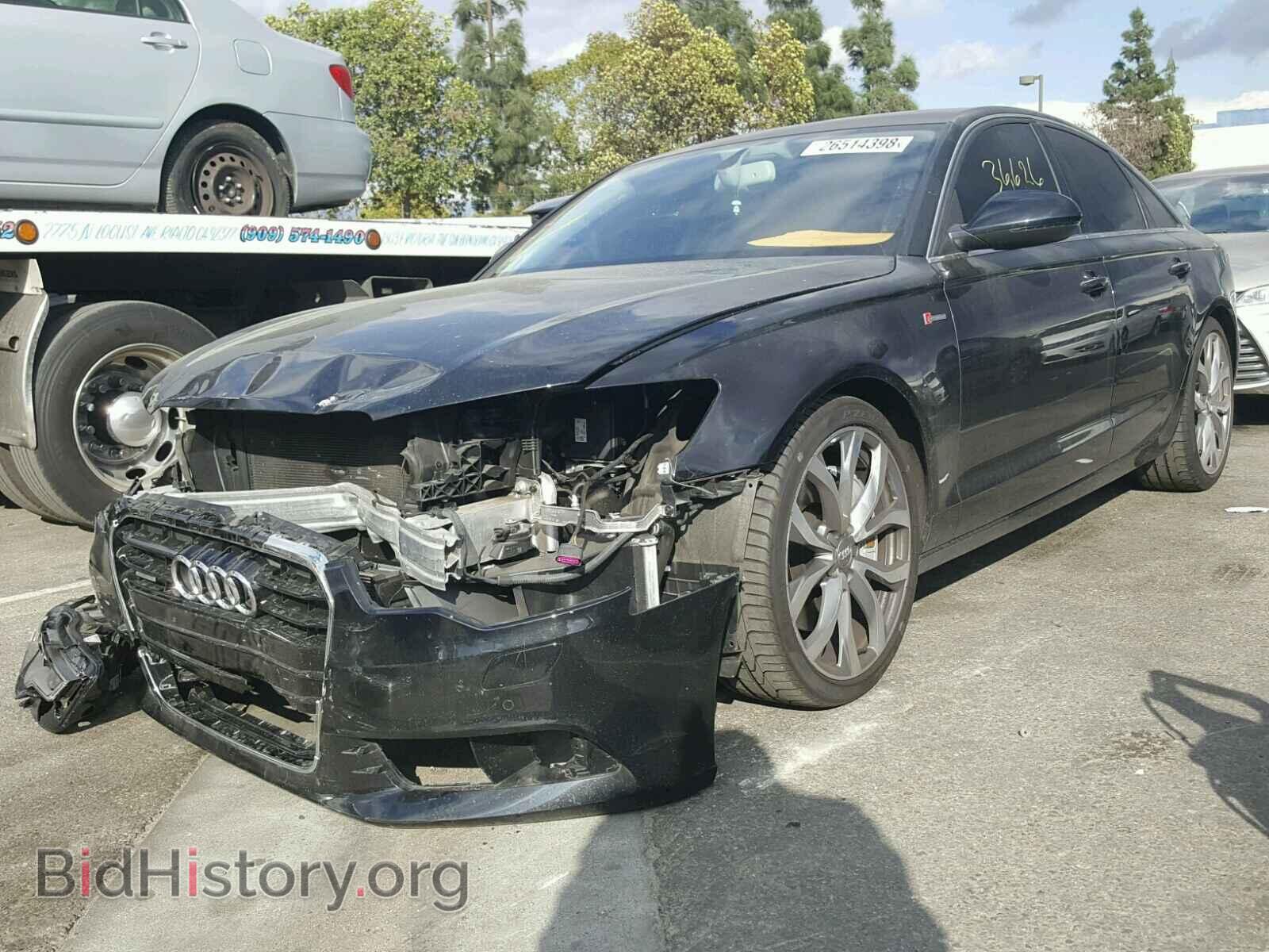2014 AUDI A6 - VIN: WAUFGAFC3EN086019 - Фото 2